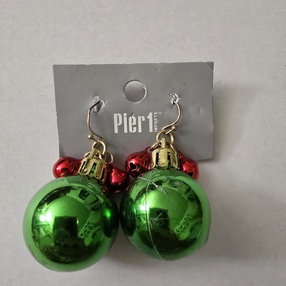 Pier 1 Holiday Ornament Earrings